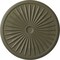 Ekena Millwork Leandros Ceiling Medallion (Fits Canopies up to 5"), 33 1/8"OD x 3 1/2"ID x 1 3/8"P, Spartan Stone CM33LESSF - alternate 1